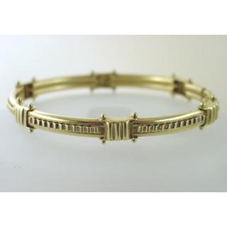 Gold 14k bracelet ΒΡ 000156  Weight:14.04gr
