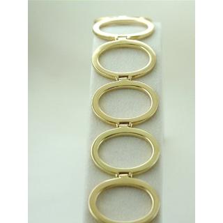 Gold 14k bracelet ΒΡ 000160  Weight:19.57gr