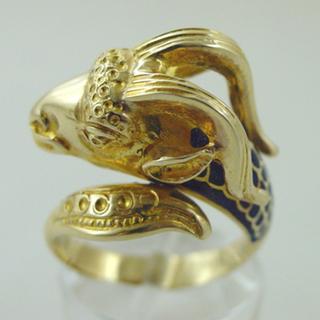 Gold 14k ring Owl ΔΑ 000050  Weight:9.9gr