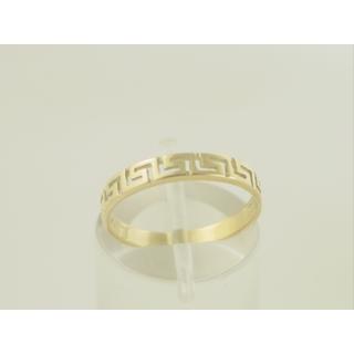 Gold 14k ring Greek key ΔΑ 000114  Weight:1.42gr