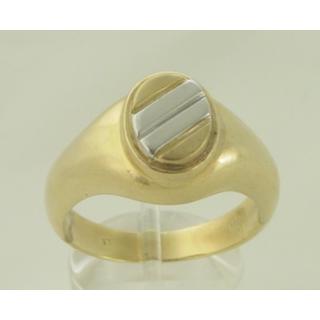 Χρυσό δαχτυλίδι Κ14 χωρίς πέτρες Μοντέρνα-Διάφορα ΔΑ 000673  Βάρος:11.3gr