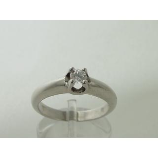 Gold 14k ring Solitaire with Zircon ΔΑ 001008  Weight:5.28gr