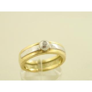 Χρυσό δαχτυλίδι Κ14 με πέτρες ζιργκόν Μοντέρνα-Διάφορα ΔΑ 001020  Βάρος:6.95gr
