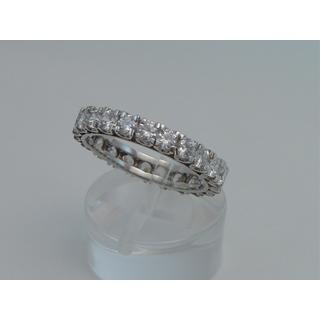 Gold 14k ring with Zircon ΔΑ 001061  Weight:3.72gr