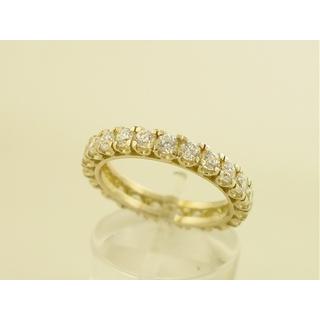 Gold 14k ring with Zircon ΔΑ 001354  Weight:3.23gr
