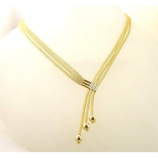 Gold 14k necklace ΚΟ 000171  Weight:9.38gr