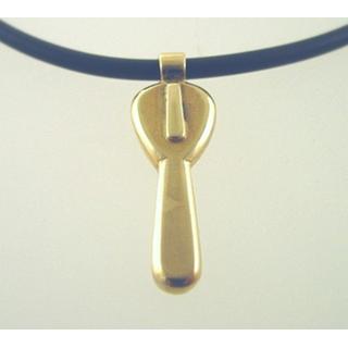 Gold 14k necklace Cycladic figurine ΚΟ 000214  Weight:2.7gr