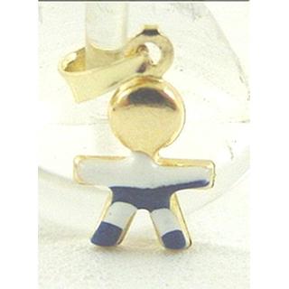 Gold 14k pendants Children ΜΕ 000044  Weight:0.37gr