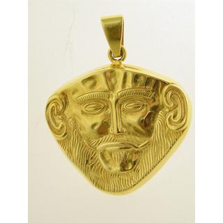 Gold 14k pendants Mycenaean copy ΜΕ 000169  Weight:16.1gr