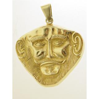 Gold 14k pendants Mycenaean copy ΜΕ 000170  Weight:20.9gr