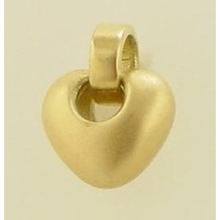 Gold 14k pendants Heart ΜΕ 000223  Weight:1.34gr