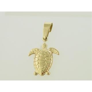 Gold 14k pendants Turtle ΜΕ 000270  Weight:1.14gr
