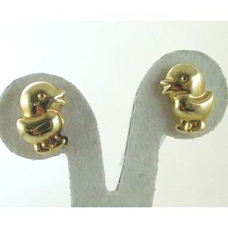 Gold 14k earrings Children ΣΙ 000003  Weight:1.69gr