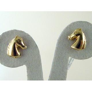 Gold 14k earrings Children ΣΙ 000004  Weight:1.03gr