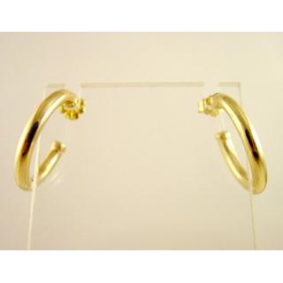 Gold 14k earrings ΣΚ 000089  Weight:2.42gr