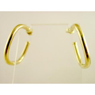 Gold 14k earrings ΣΚ 000093  Weight:3.41gr