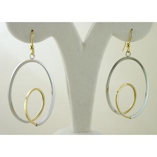 Gold 14k earrings ΣΚ 000145  Weight:2.42gr