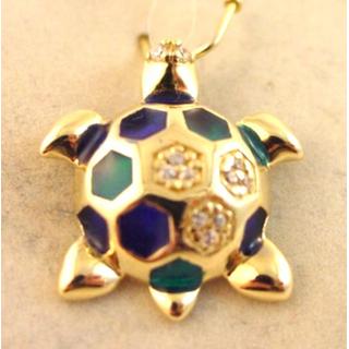 Gold 14k pendants Turtle ΜΕ 000577α  Weight:2.14gr