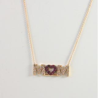 Gold 14k necklace with Zircon ΚΟ 000621Ρ  Weight:2.27gr