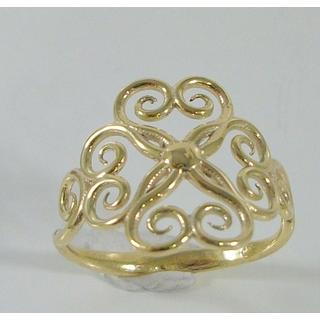 Gold 14k ring ΔΑ 002018  Weight:2.1gr