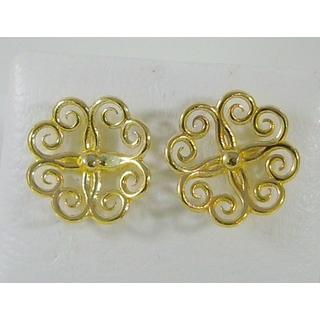 Gold 14k earrings ΣΚ 001189  Weight:1.64gr
