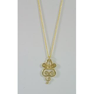 Gold 14k necklace ΚΟ 000672  Weight:2.04gr