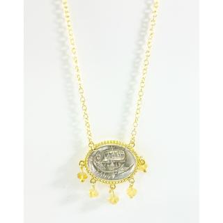 Gold 14k necklace Owl ΚΟ 000674  Weight:4.4gr