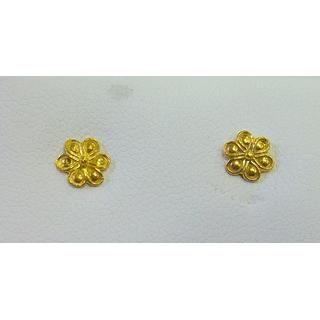 Gold 14k earrings ΣΚ 001193  Weight:0.8gr