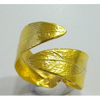 Χρυσό δαχτυλίδι Κ14 χωρίς πέτρες  ΔΑ 002019  Βάρος:5.1gr