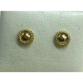 Gold 14k earrings ΣΚ 001196  Weight:0.95gr