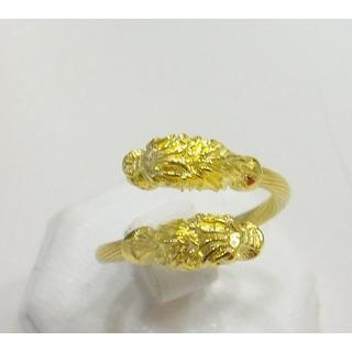 Χρυσό δαχτυλίδι Κ14 χωρίς πέτρες  ΔΑ 002040  Βάρος:4.63gr