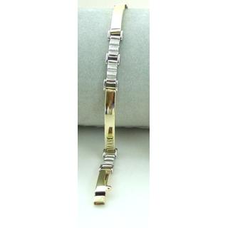 Gold 14k bracelet ΒΡ 000166  Weight:13.9gr