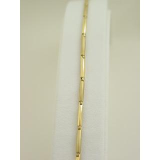 Gold 14k bracelet  ΒΡ 000407  Weight:5.37gr