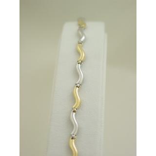 Gold 14k bracelet  ΒΡ 000411  Weight:6.72gr