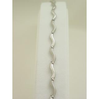 Gold 14k bracelet ΒΡ 000415  Weight:6.52gr