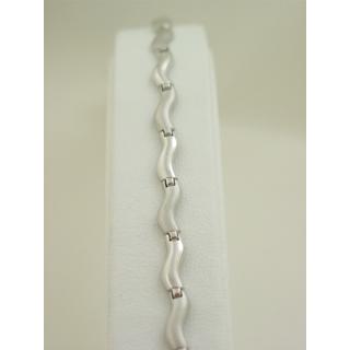 Gold 14k bracelet ΒΡ 000436  Weight:9.48gr