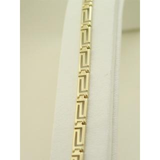 Gold 14k bracelet  ΒΡ 000440  Weight:6.6gr