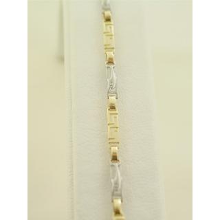 Gold 14k bracelet Dolphin ΒΡ 000511  Weight:3.3gr