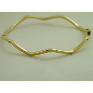 Gold 14k bracelet ΒΡ 000567  Weight:3.59gr