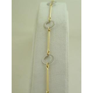 Gold 14k bracelet ΒΡ 000580  Weight:2.13gr