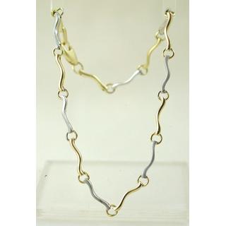 Gold 14k bracelet ΒΡ 000599  Weight:4.81gr