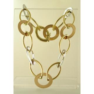 Gold 14k bracelet ΒΡ 000644  Weight:7.5gr