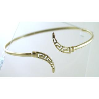 Gold 14k bracelet Greek key ΒΡ 000662  Weight:4.2gr