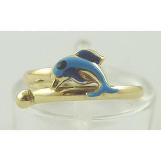 Gold 14k Childrens ring ΔΑ 000003  Weight:1.03gr