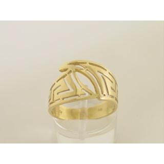 Gold 14k ring Greek key ΔΑ 000116  Weight:3.99gr