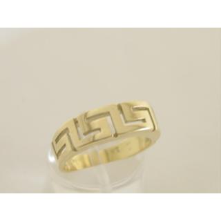 Gold 14k ring Greek key ΔΑ 000118  Weight:4.05gr
