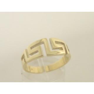 Gold 14k ring Greek key ΔΑ 000121  Weight:5.24gr