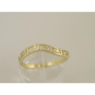 Gold 14k ring Greek key ΔΑ 000137  Weight:1.61gr