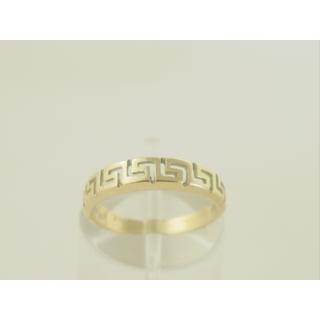Gold 14k ring Greek key ΔΑ 000138  Weight:1.67gr