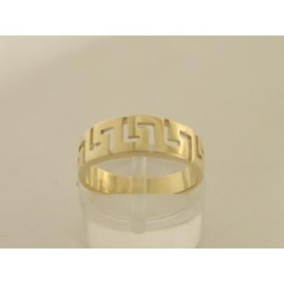 Gold 14k ring Greek key ΔΑ 000140  Weight:2.81gr
